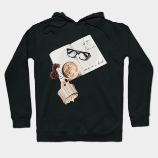 If you love me read me a book, illustration Hoodie